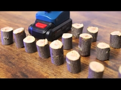 再充電可能な21V電池が付いている濃紺の電気切り取るせん断